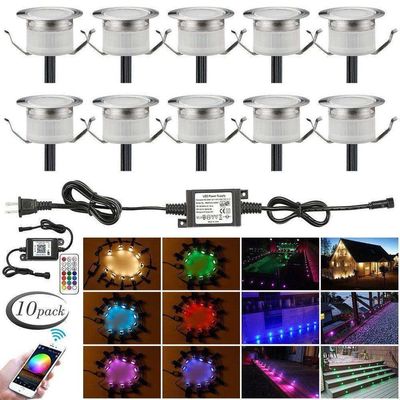Smart Phone Controlled LED Deck Lights Kit Φ1.18
