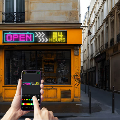 Layar Panel Matriks Fleksibel LED dengan Kecerahan 3500 Nits, LED Tahan Lama, Layar Fleksibel, dan Ukuran Piksel 16*96plus