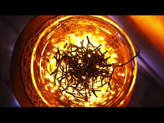 Dekorasi pencahayaan dengan lampu LED pintar Cluster