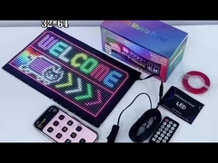 Kecerahan Tinggi 3500 Nits LED Fleksibel Layar Koneksi Bluetooth 1330x192mm